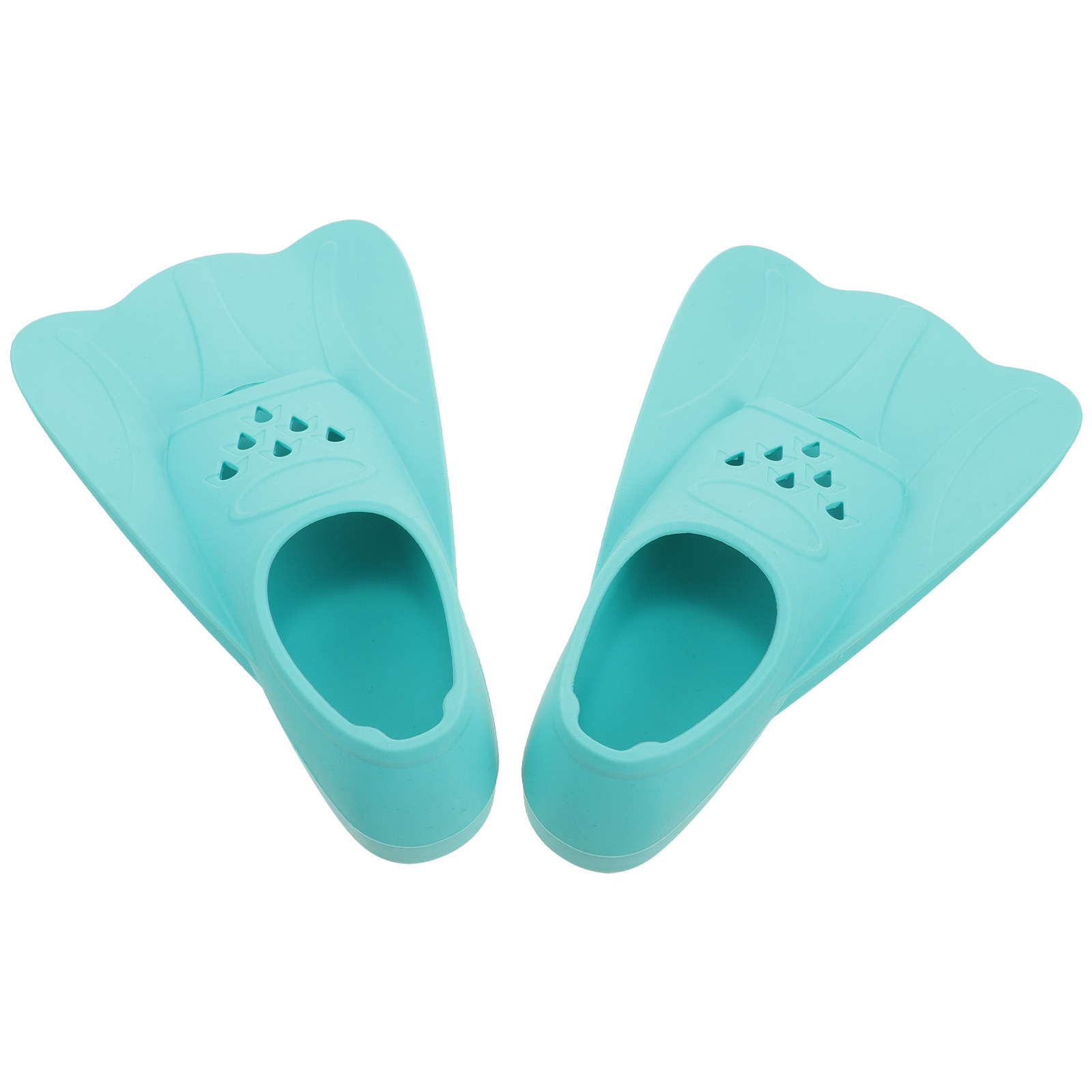 Swim Fin Short Blade - 1Pair Lightweight Portable Silicone Short Blade