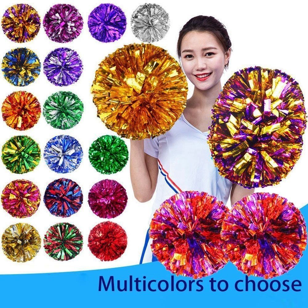 Cheerleading Pom Pom - 30cm Game Pom Poms Multicolors Four