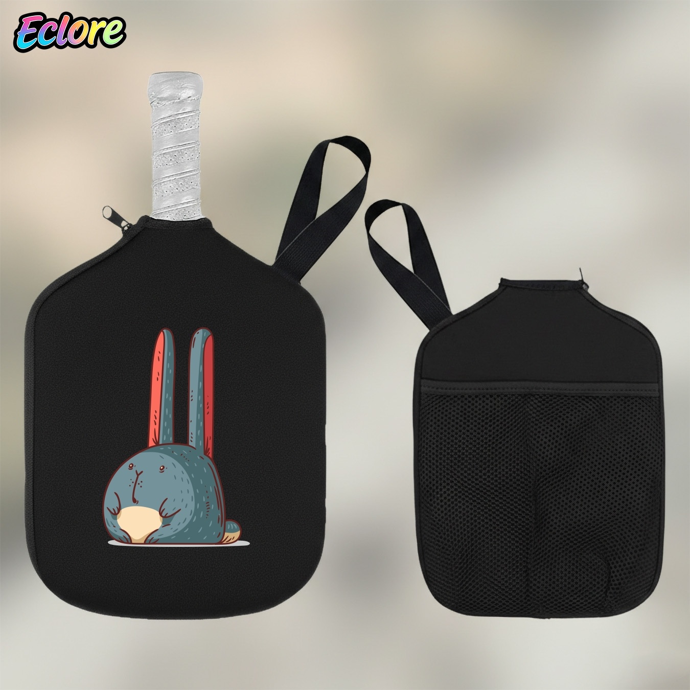 Table Tennis Paddle - Cute Rabbit Pickleball Paddle Bag, Durable