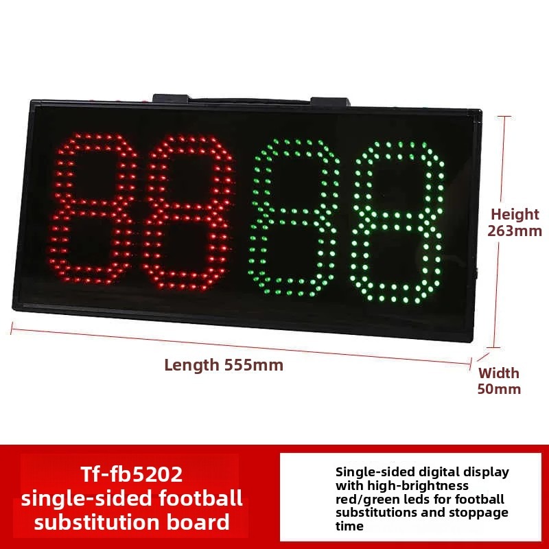 Sports Equipment Football - Football Referee Substitution Board Injury Time