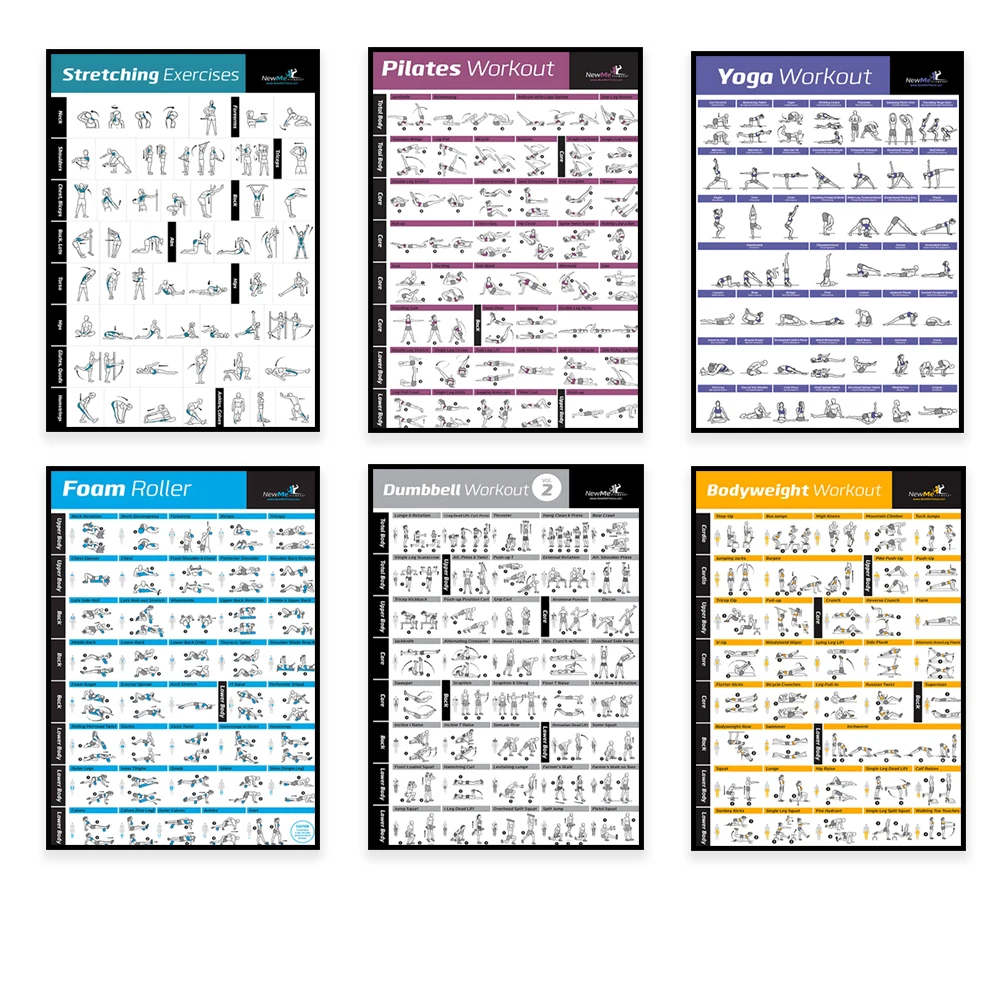 Body Exercise Training Chart W - огляд і ціна Sports Equipment Poster