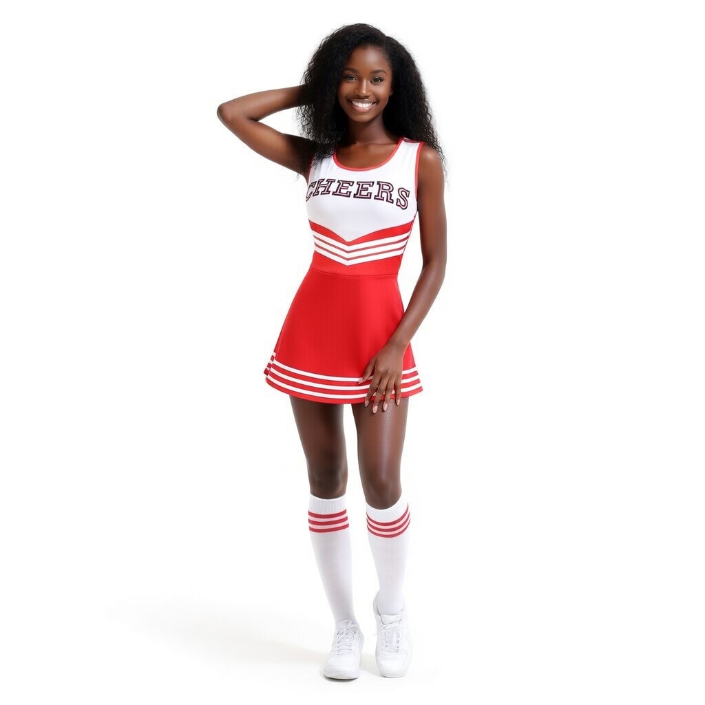 Sleeveless Cheerleader Uniform - огляд і ціна Cheerleading Pom Pom