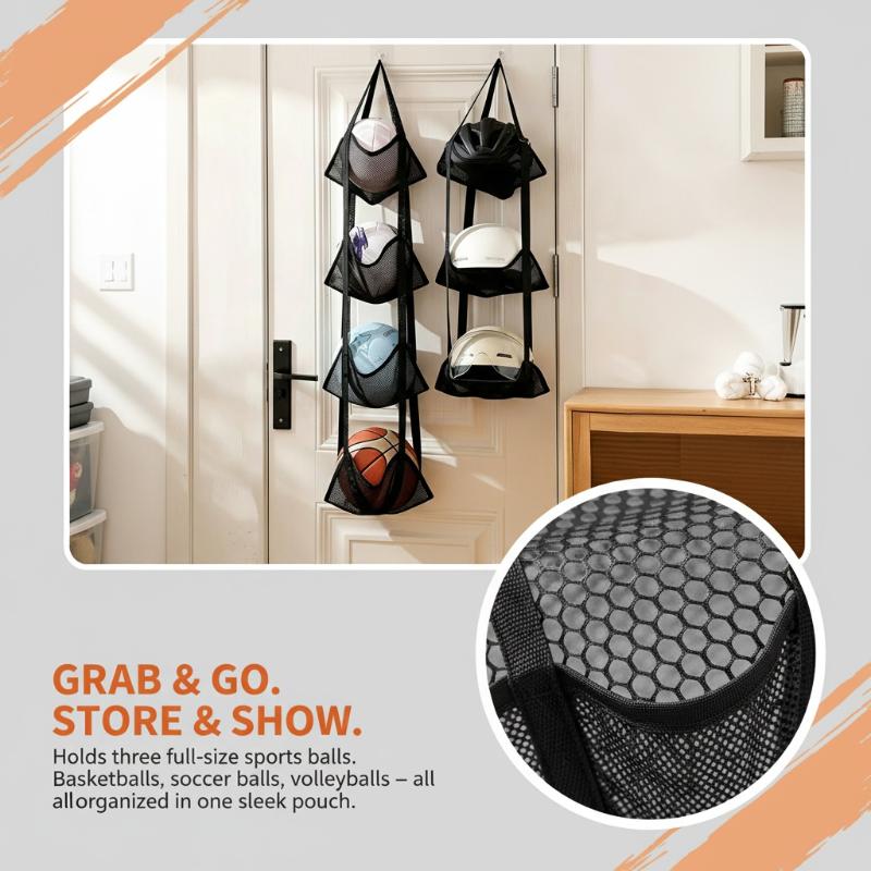 Wall Mounted Basketball Storag - огляд і ціна Sports Equipment Basketball