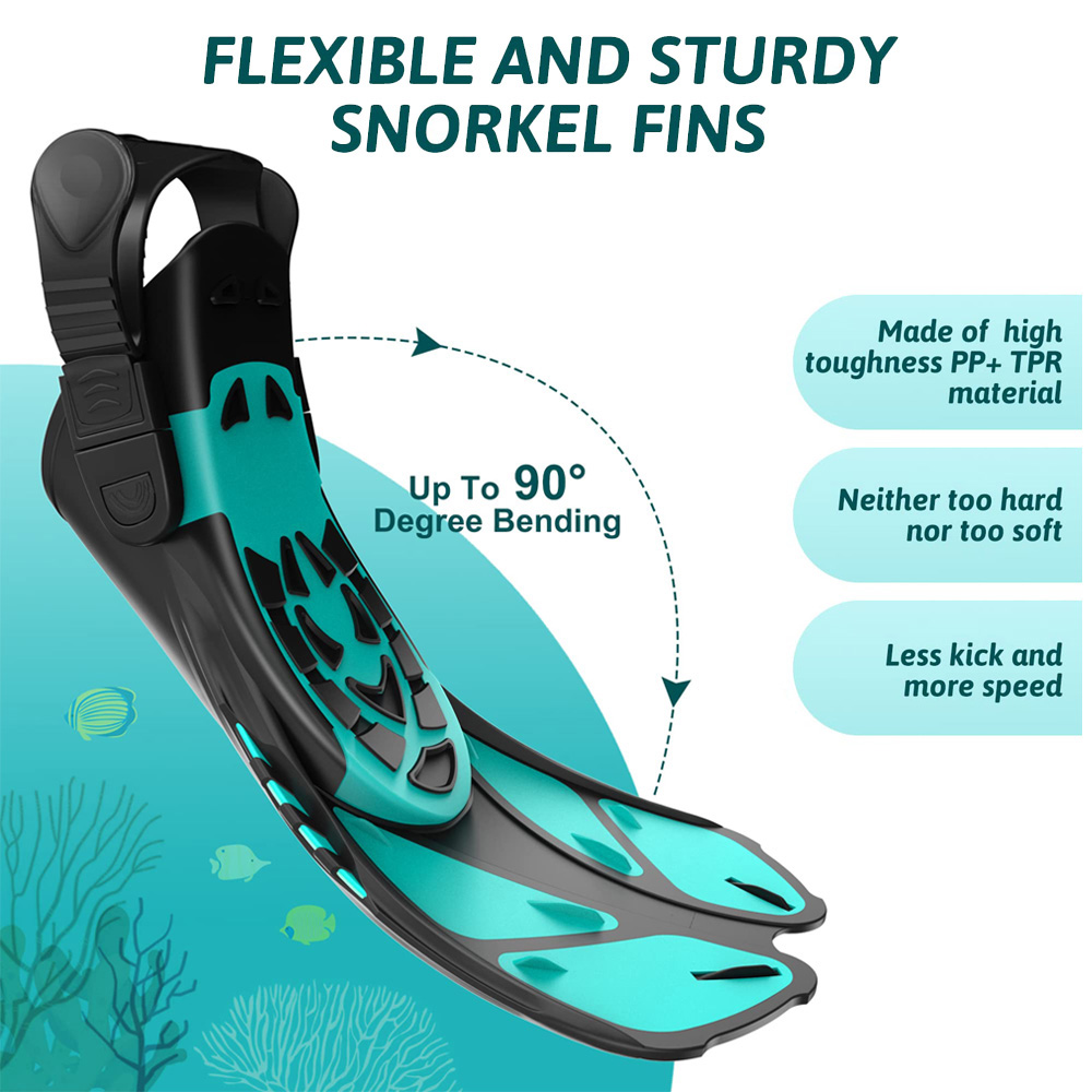 Snorkel Fins Swimming Flippers - огляд і ціна Swim Fin Short Blade