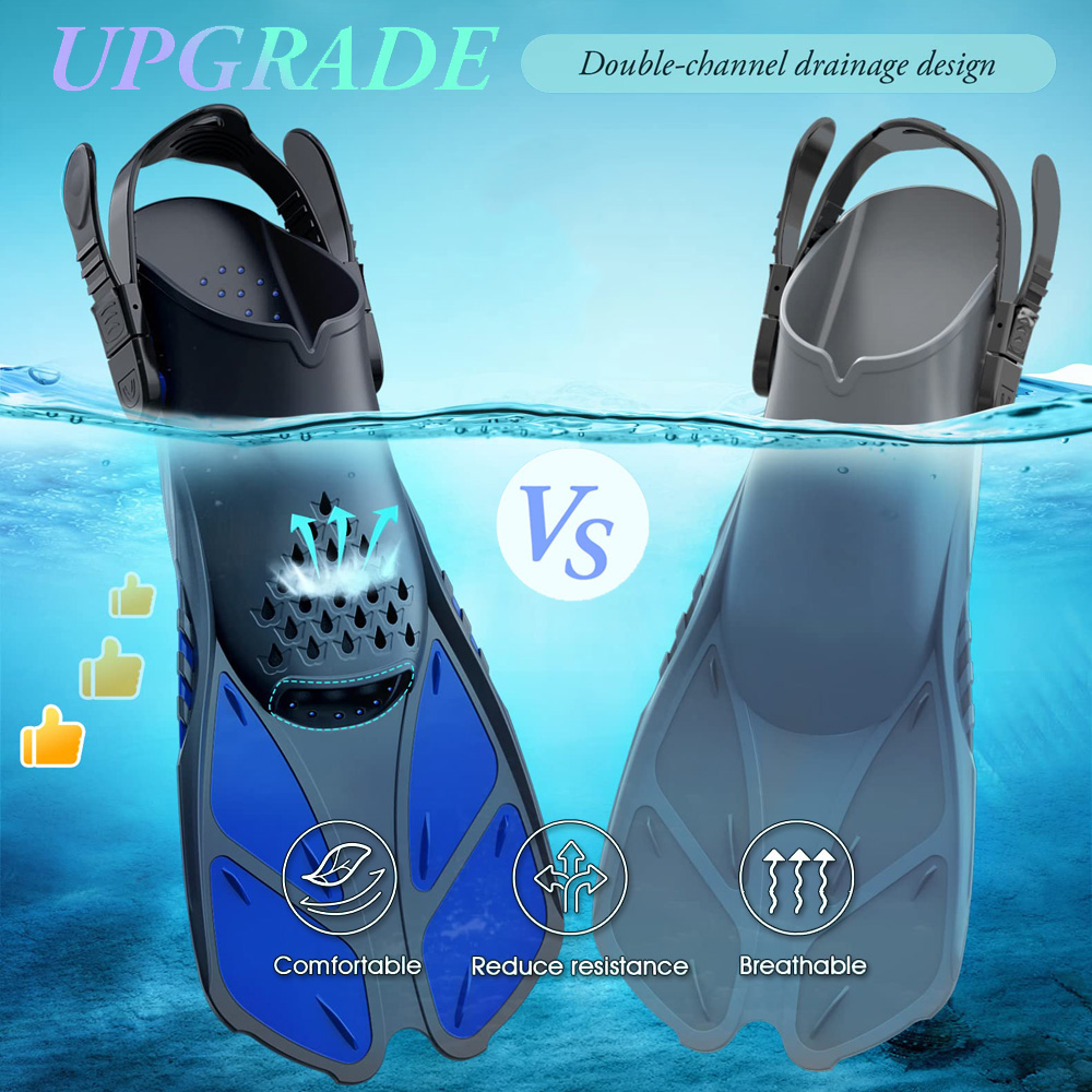Snorkel Fins Swimming Flippers - огляд і ціна Swim Fin Short Blade