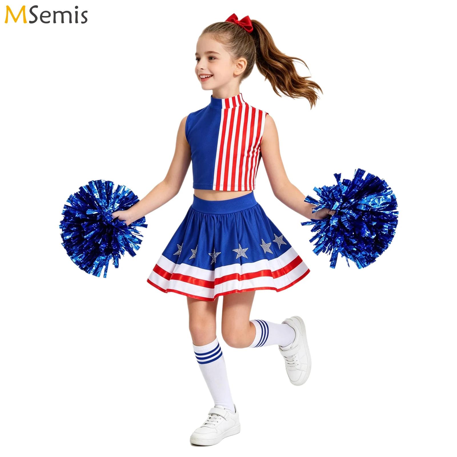 Kids Girls Cheerleading Outfit - огляд і ціна Cheerleading Pom Pom