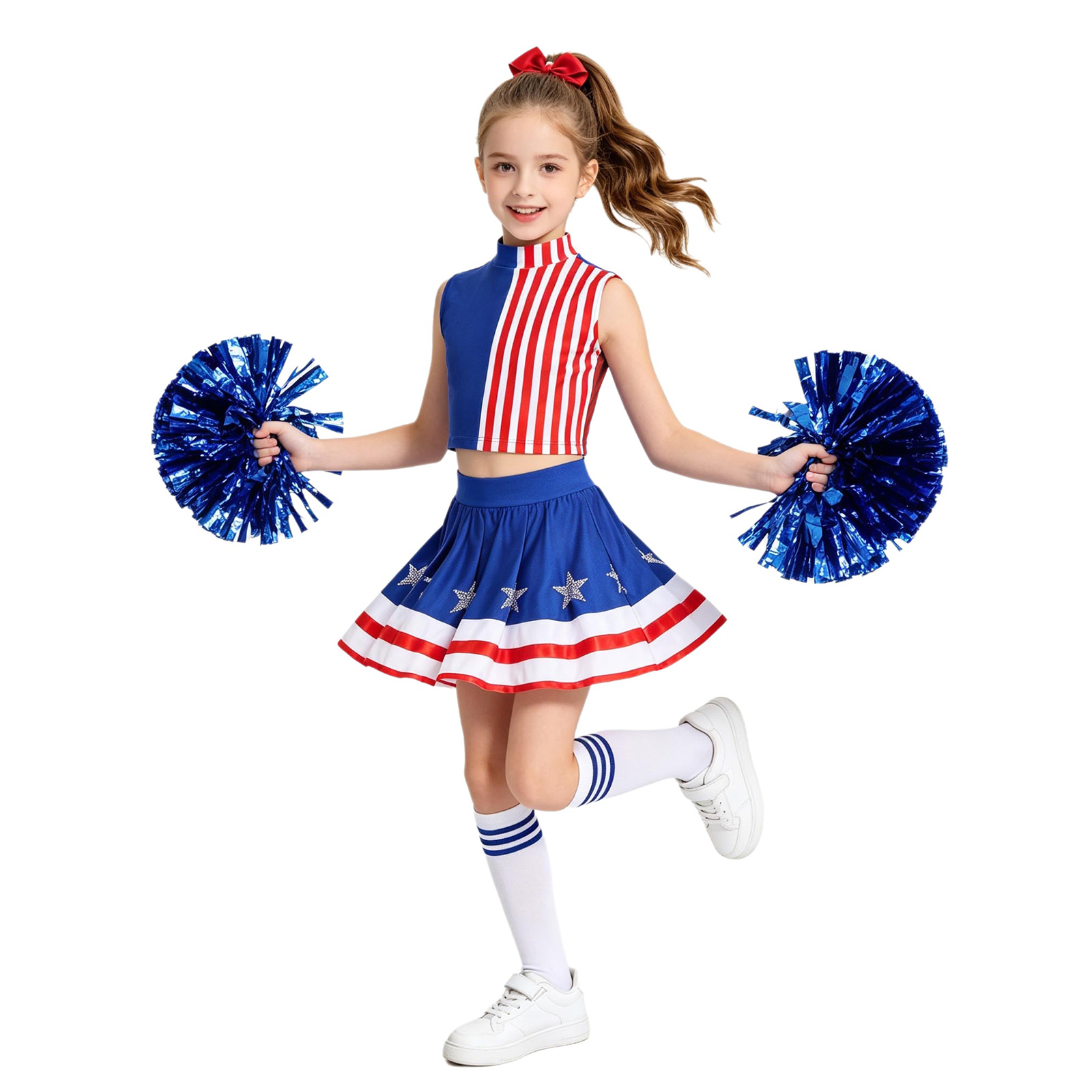 Kids Girls Cheerleading Outfit - огляд і ціна Cheerleading Pom Pom