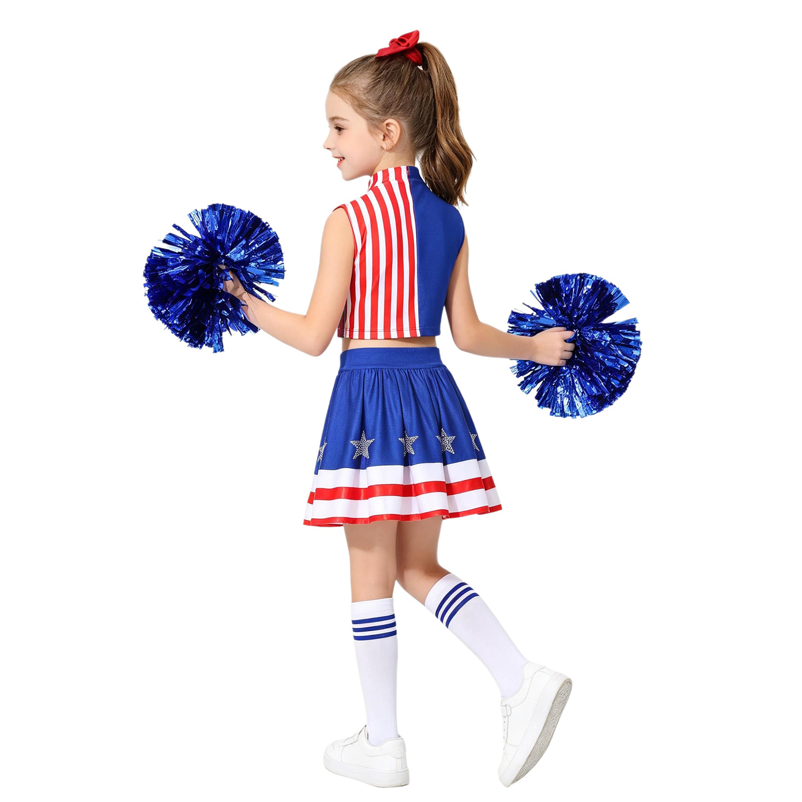 Kids Girls Cheerleading Outfit - огляд і ціна Cheerleading Pom Pom