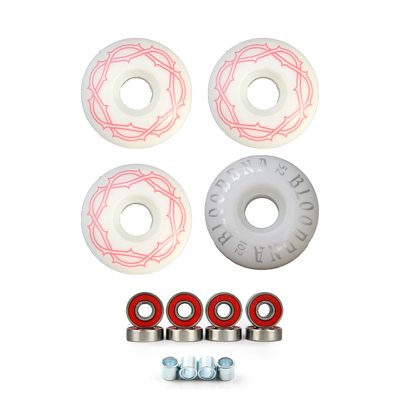 4Pcs Skateboard Wheels With be - огляд і ціна Skateboard Complete Deck