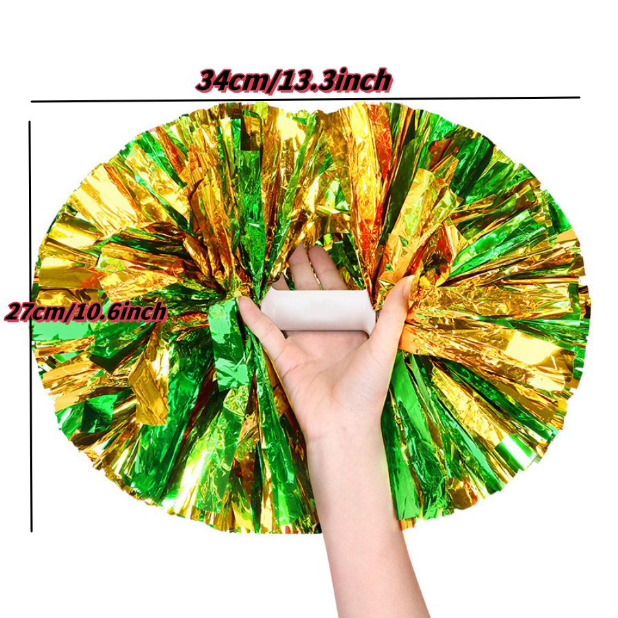 1Pcs Metallic PET Cheerleader  - огляд і ціна Cheerleading Pom Pom