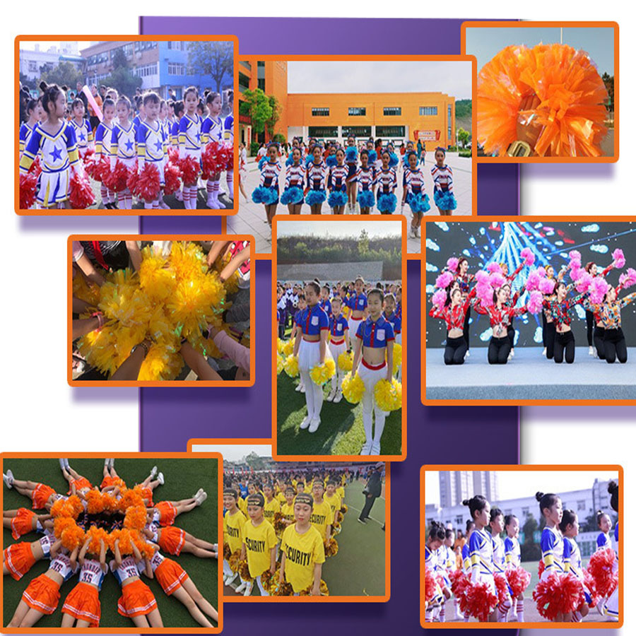 1Pcs Metallic PET Cheerleader  - огляд і ціна Cheerleading Pom Pom