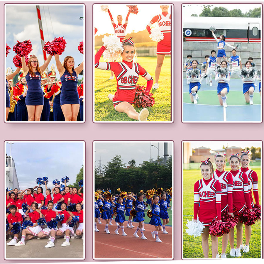 1Pcs Metallic PET Cheerleader  - огляд і ціна Cheerleading Pom Pom