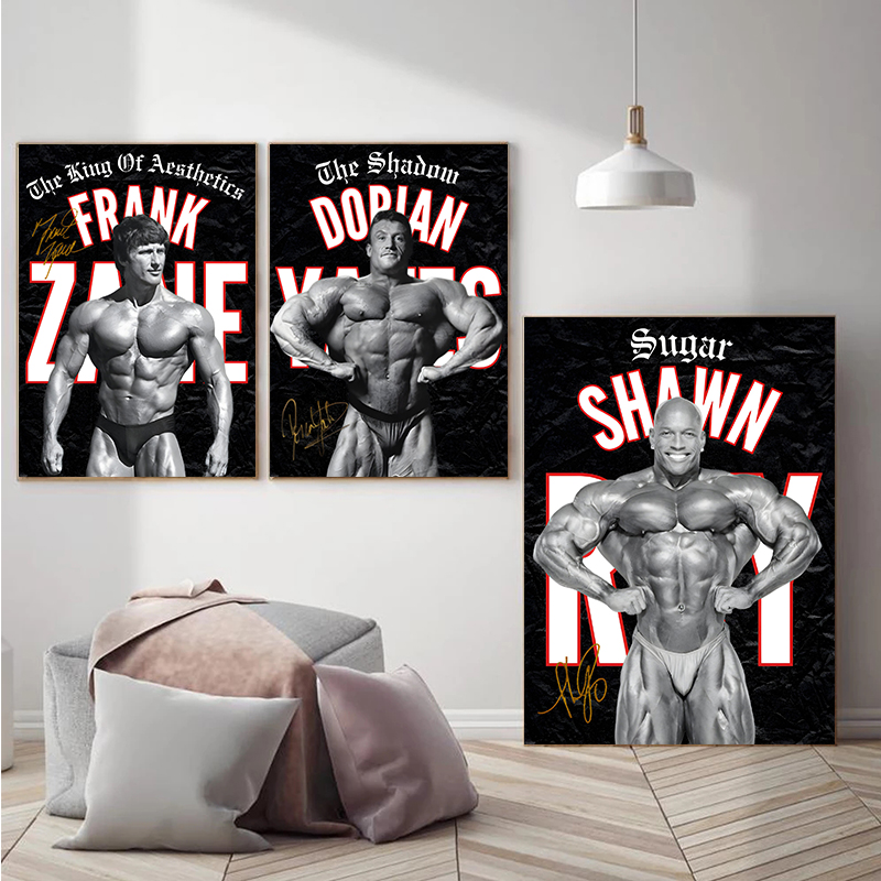 Famous Bodybuilding Fitness At - огляд і ціна Sports Equipment Poster