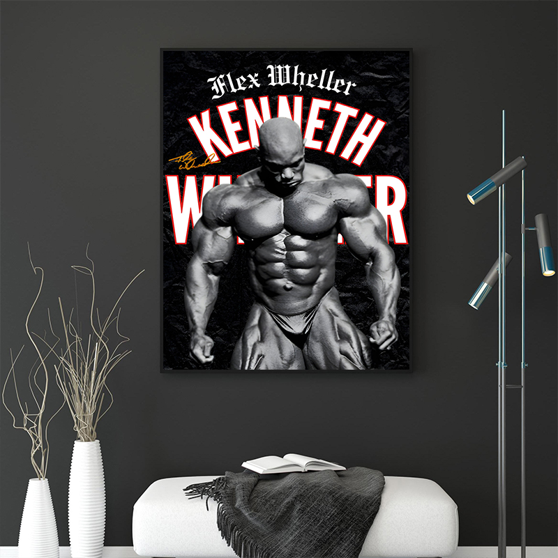 Famous Bodybuilding Fitness At - огляд і ціна Sports Equipment Poster