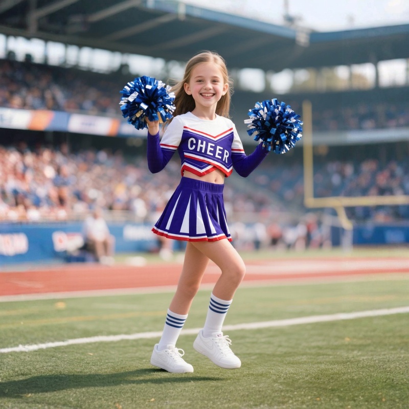 Girls Cheerleader Costume Bask - огляд і ціна Cheerleading Pom Pom