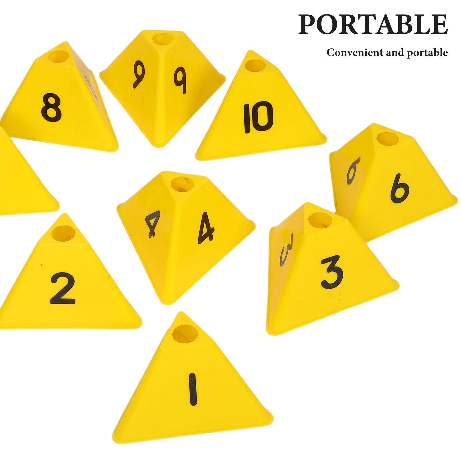 10Pcs Football Training Marker - огляд і ціна Sports Equipment Basketball