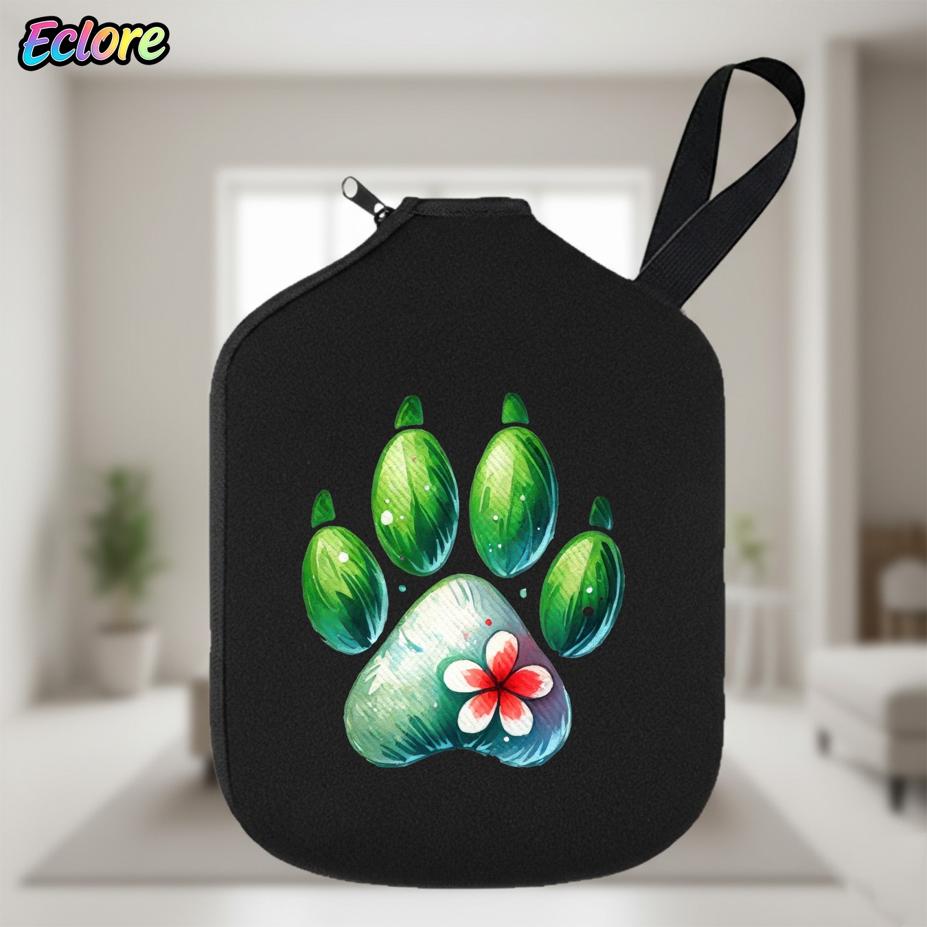 Green Watercolor Paw Print Pad - огляд і ціна Table Tennis Paddle